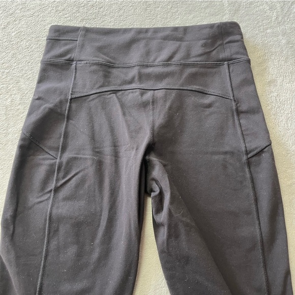 Lolë Black Cropped Athletic Leggings - Picture 5 of 11